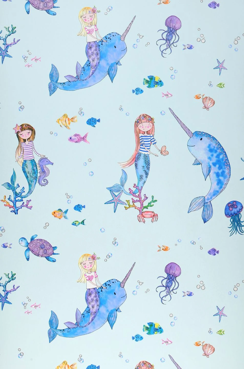 Tapete Pepita Zartblau 4 Tapete Pepita Zartblau - Image 2