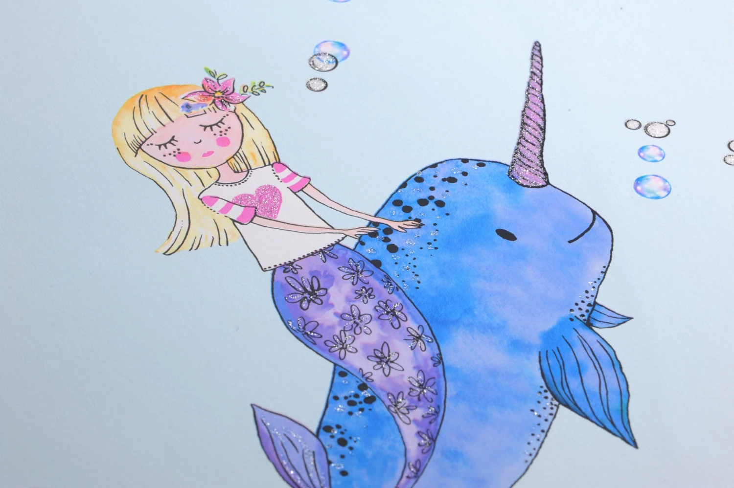 Tapete Pepita Zartblau 5 Tapete Pepita Zartblau - Image 3