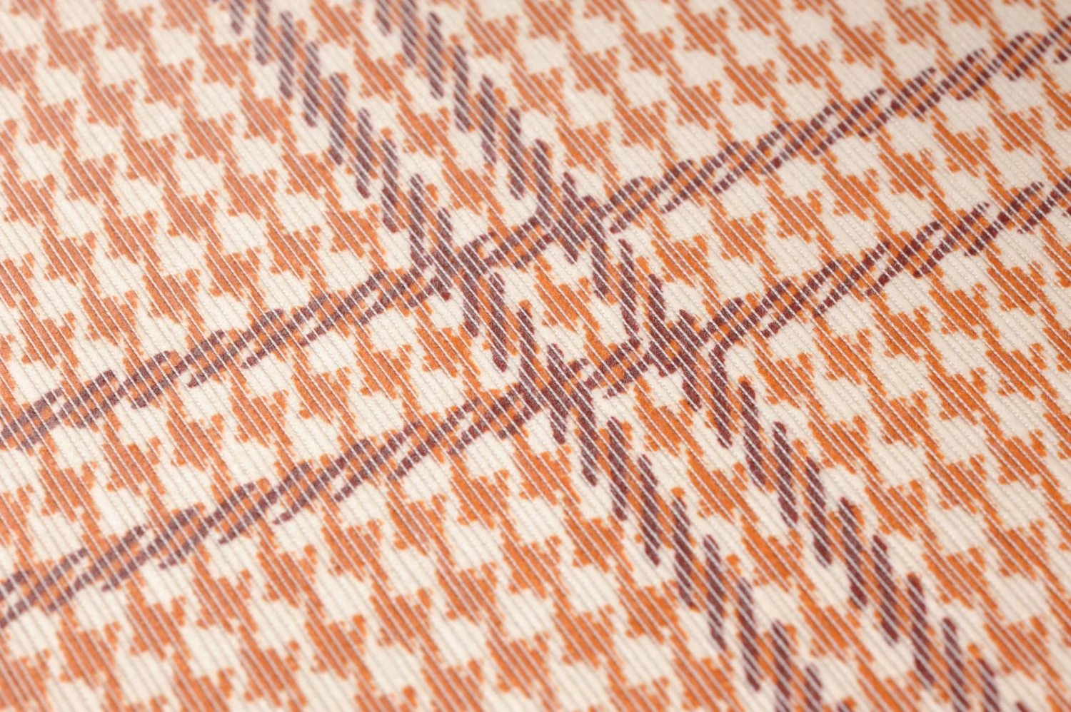 Tapete Glencheck Orange 5 Tapete Glencheck Orange - Image 3