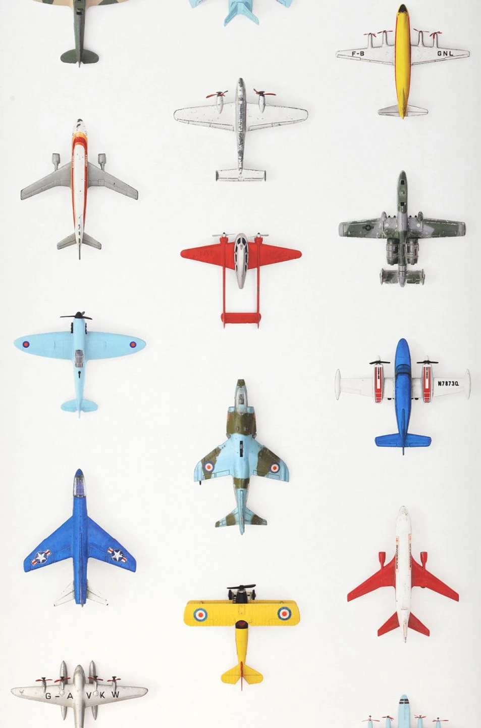 Tapete Airplanes 01 Weiss 4 Tapete Airplanes 01 Weiss - Image 2