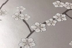 Tapete Kyoto Silbergrau Schimmer -Tapeten Verkäufe 311671 B Kyoto 2880x1440