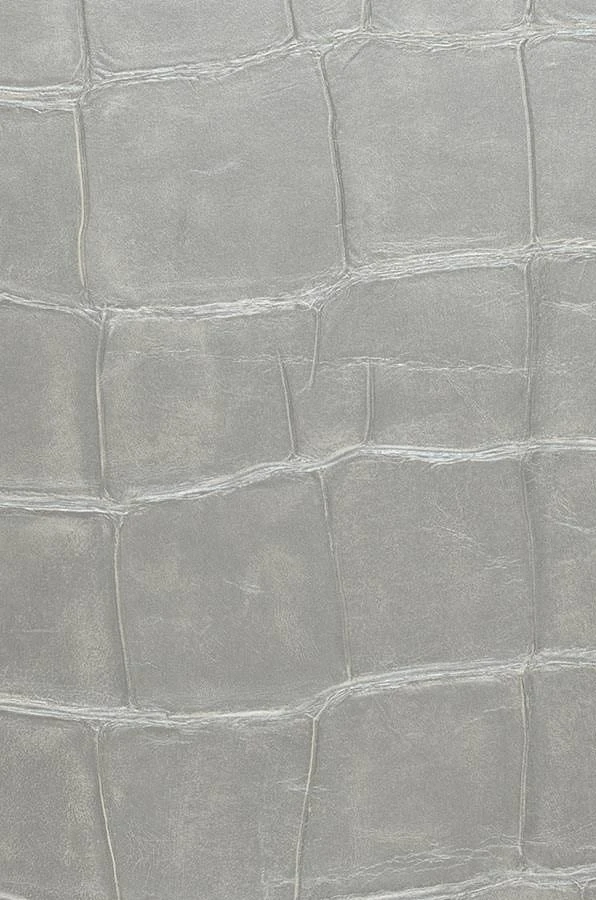 Tapete Croco 08 Silbergrau 4 Tapete Croco 08 Silbergrau - Image 2