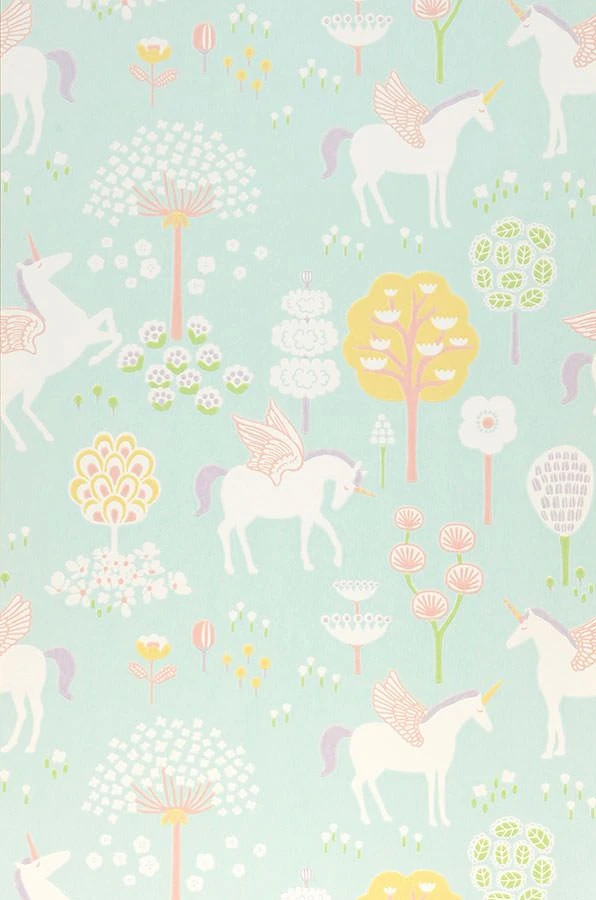 Tapete True Unicorns Hellgrün 4 Tapete True Unicorns Hellgrün - Image 2