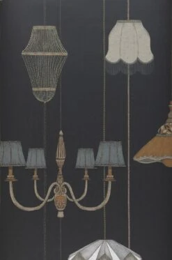 Tapete Lampshade Heaven Anthrazitgrau -Tapeten Verkäufe 431511 Lampshade Heaven 2880x1440