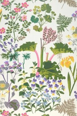 Tapete Singa Grüntöne