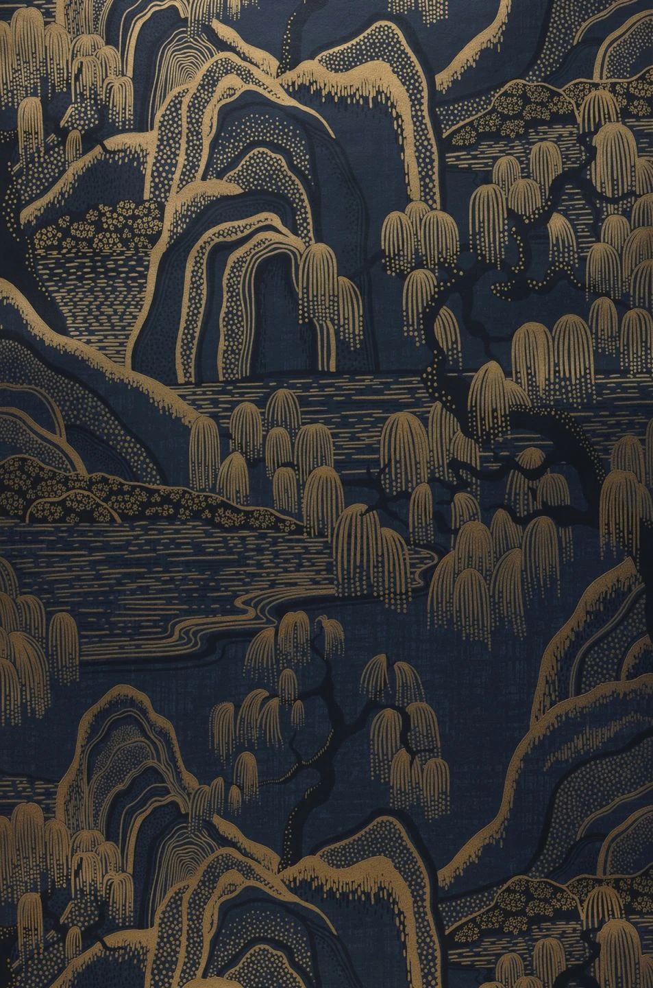 Tapete Japanese Garden Dunkelgraublau 4 Tapete Japanese Garden Dunkelgraublau - Image 2