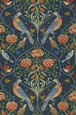 Tapete Adina Graublau