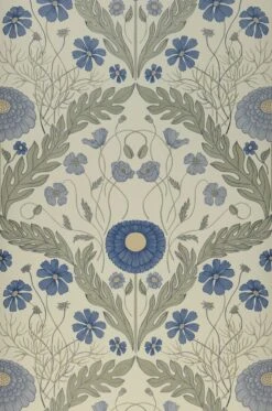 Tapete Lomasi Azurblau