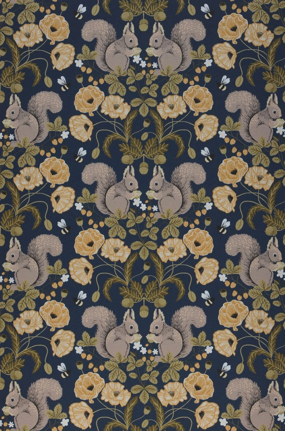 Tapete Pihla Dunkelblau 3 Tapete Pihla Dunkelblau