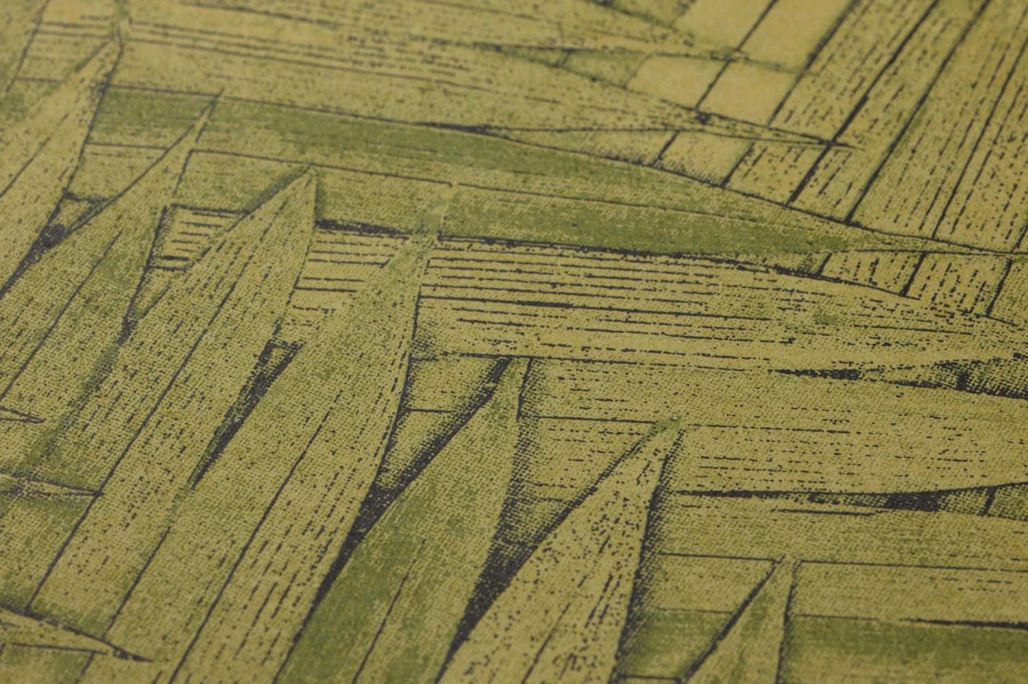 Tapete Palm Leaves Gelbgrün 4 Tapete Palm Leaves Gelbgrün - Image 2