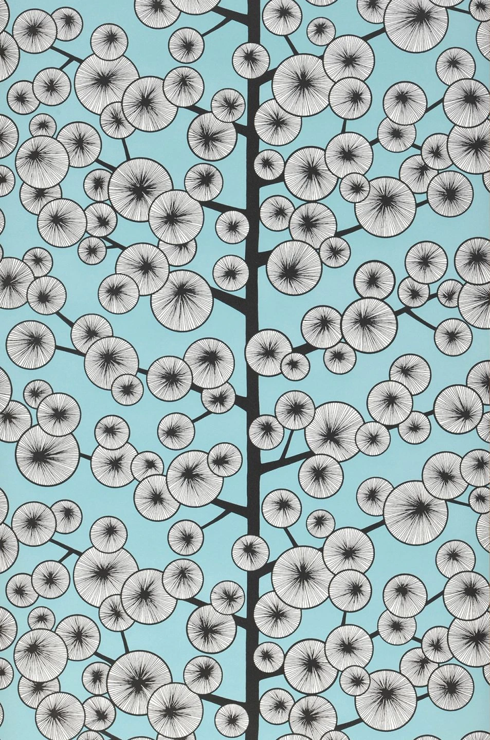 Tapete Cotton Tree Pastelltürkis 4 Tapete Cotton Tree Pastelltürkis - Image 2