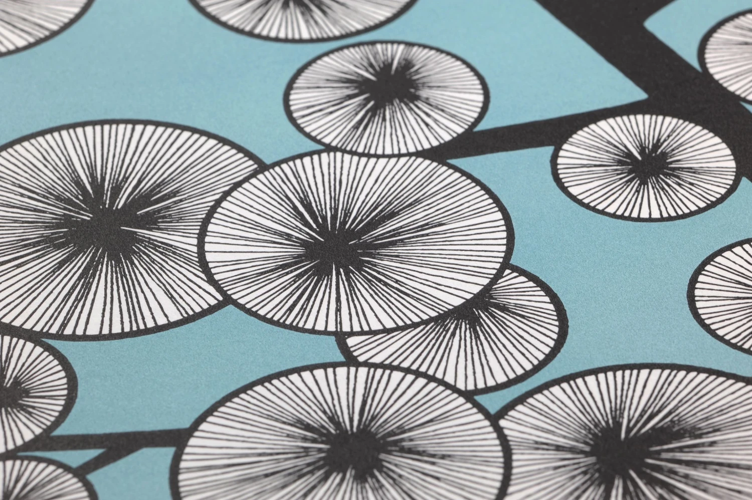 Tapete Cotton Tree Pastelltürkis 5 Tapete Cotton Tree Pastelltürkis - Image 3