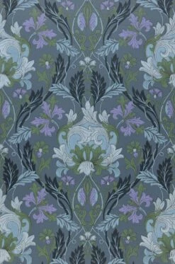 Tapete Denisa Blaugrau