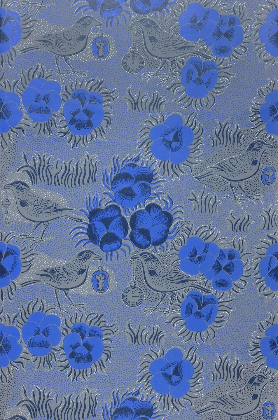 Tapete Florinda Ultramarinblau 4 Tapete Florinda Ultramarinblau - Image 2