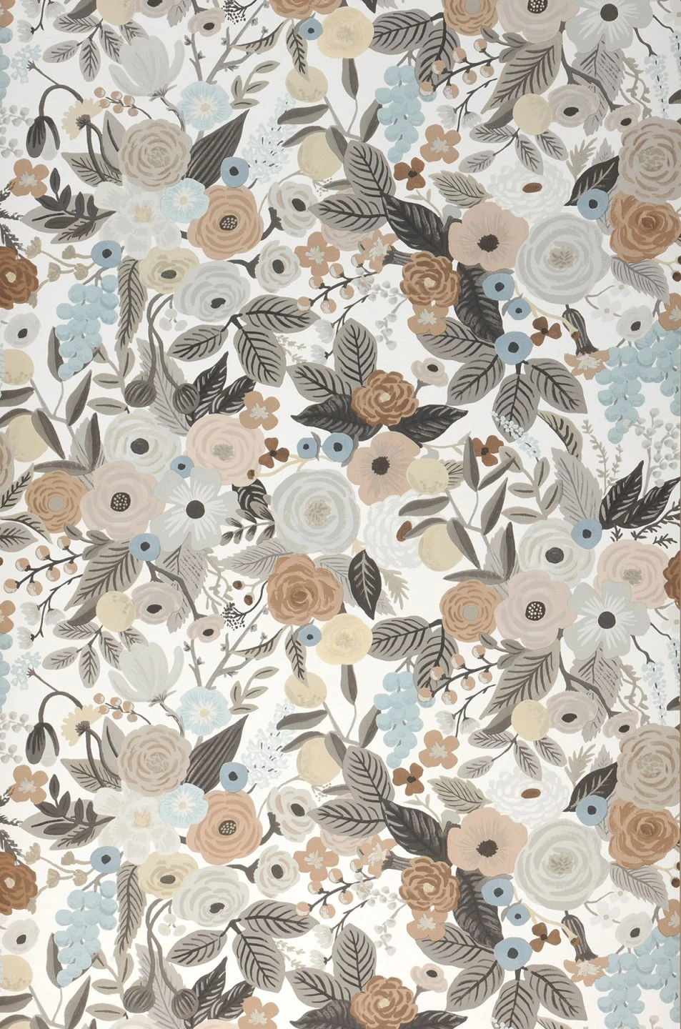 Tapete Garden Party Braun 4 Tapete Garden Party Braun - Image 2