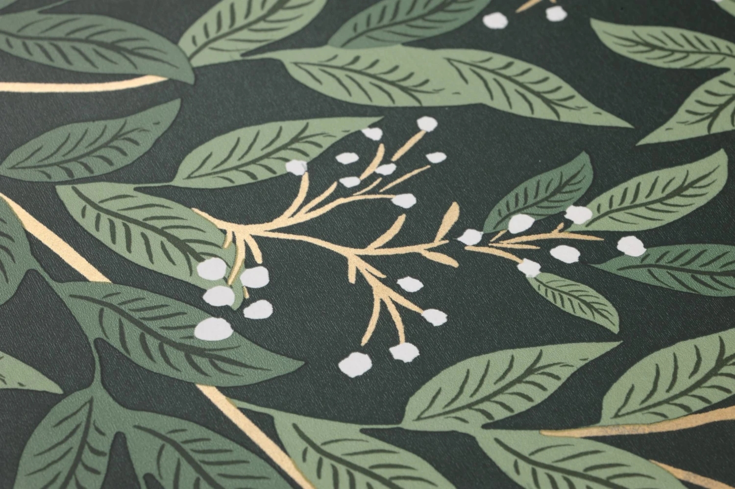 Selbstklebende Tapete Willowberry Dunkelgrün 5 Selbstklebende Tapete Willowberry Dunkelgrün - Image 3