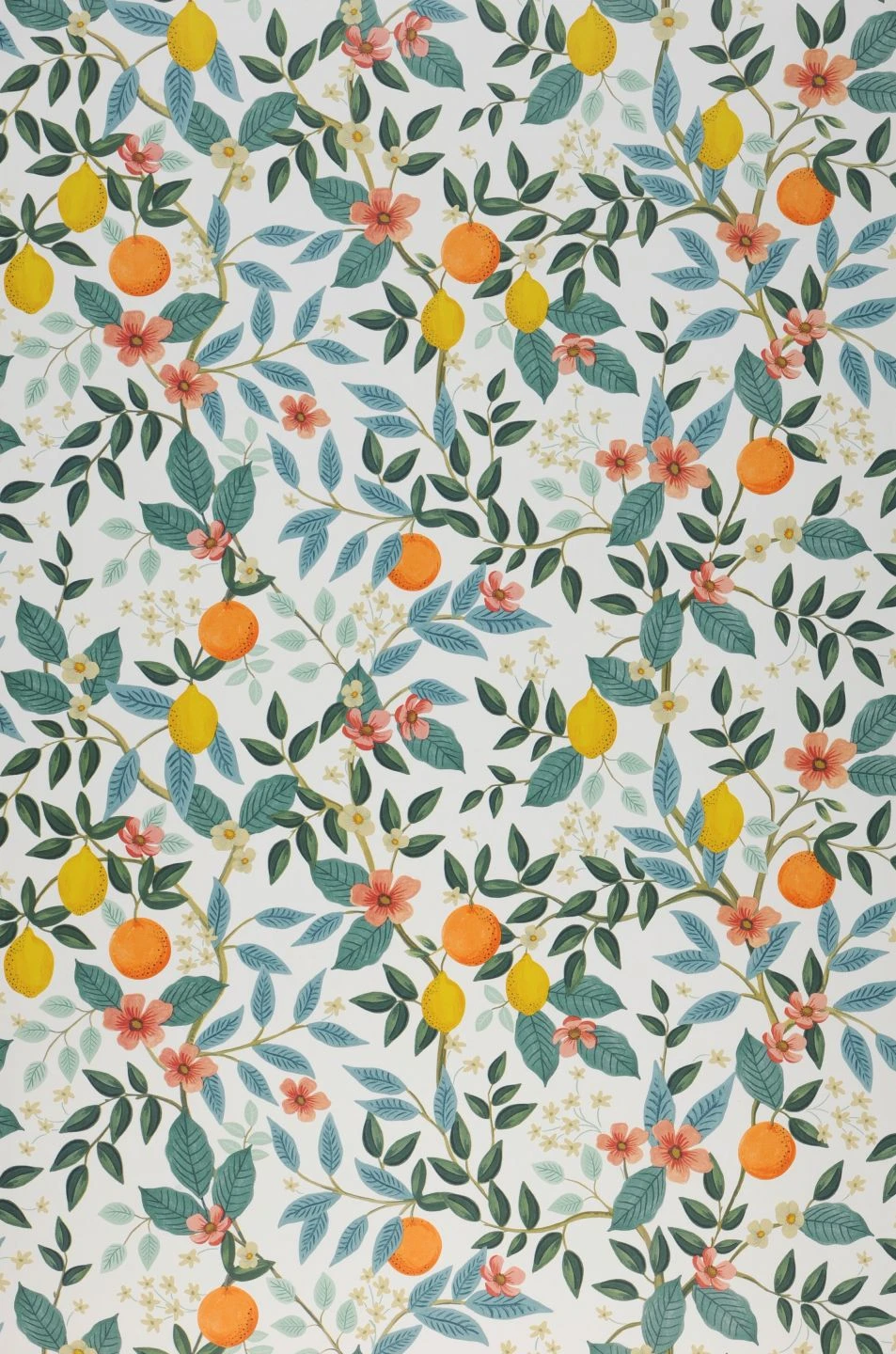 Selbstklebende Tapete Citrus Grove Weiss 3 Selbstklebende Tapete Citrus Grove Weiss