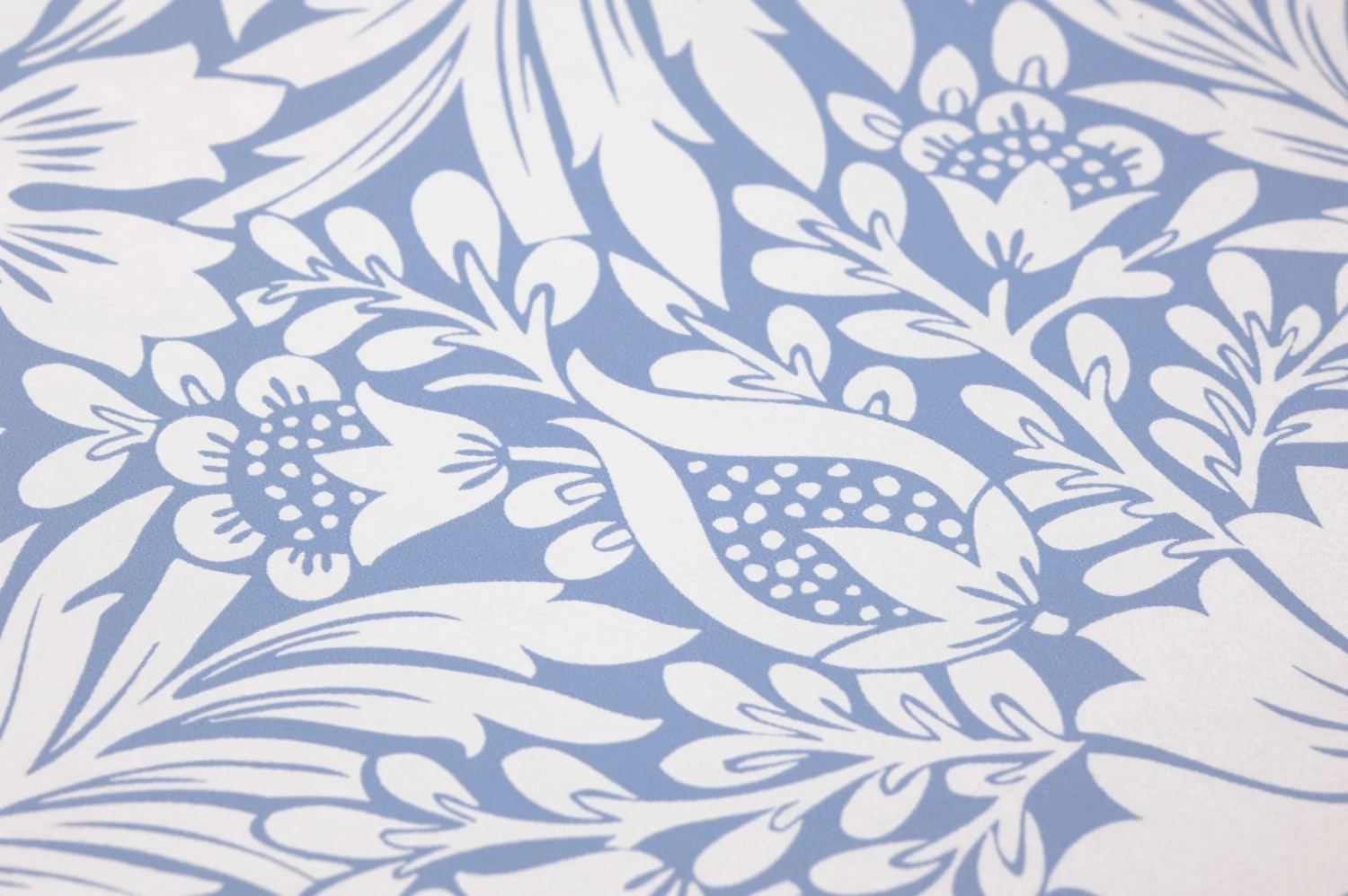 Selbstklebende Tapete Modern Acanthus Hellblaugrau 5 Selbstklebende Tapete Modern Acanthus Hellblaugrau - Image 3