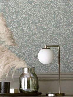 Tapete Abbey Hellblaugrau