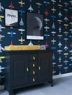 Tapete Airplanes 02 Graublau -Tapeten Verkäufe Airplaines 02 C 310202 2880x1440