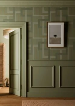 Tapete Alcamo Blassgrüngrau -Tapeten Verkäufe Alcamo B 431791 2880x1440