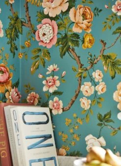 Tapete Amalfi Türkisblau