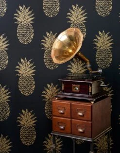 Tapete Ananas Schwarz -Tapeten Verkäufe Ananas A 745222 2880x1440