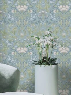 Tapete Andana Türkisgrau