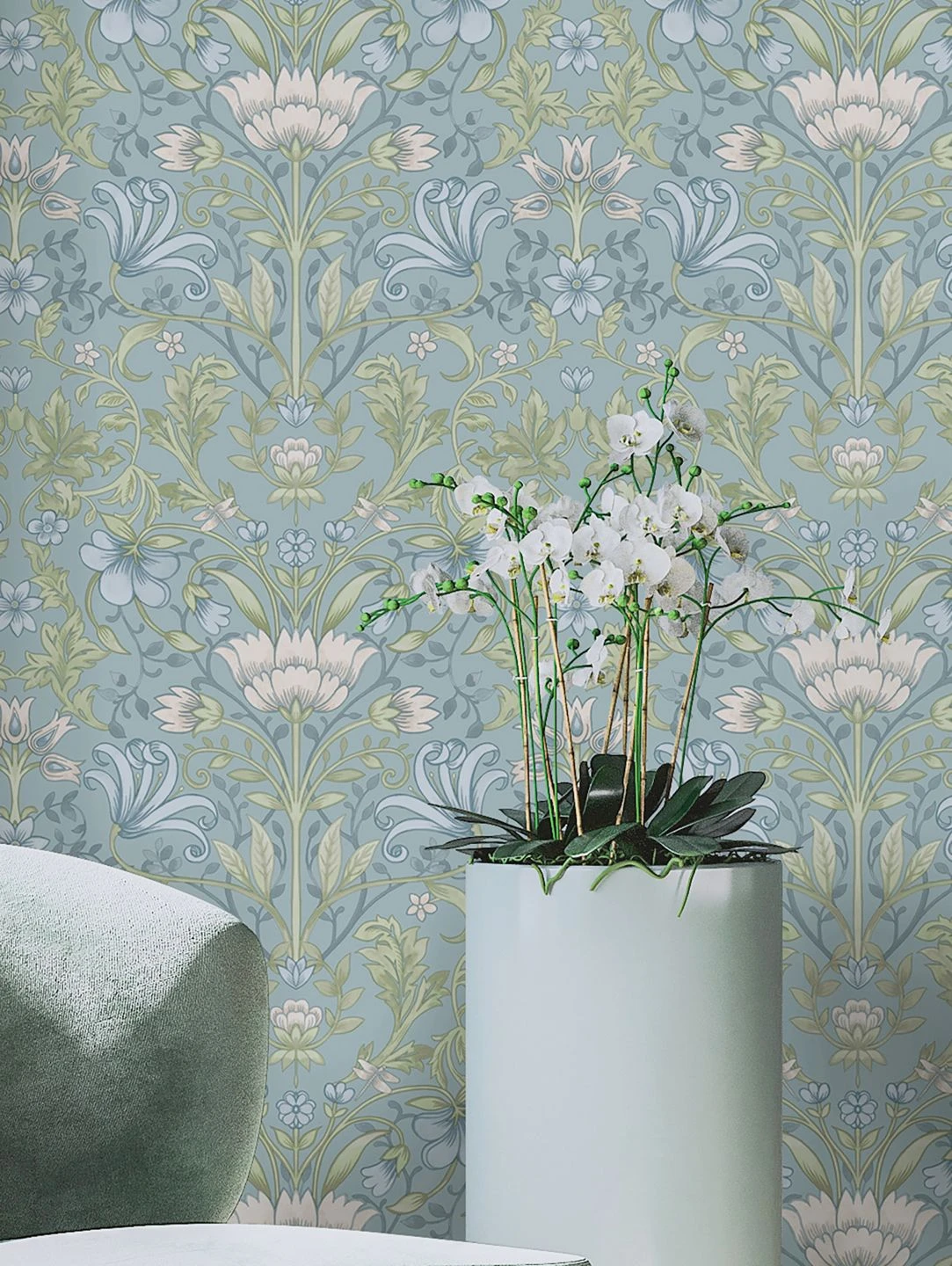 Tapete Andana Türkisgrau 3 Tapete Andana Türkisgrau