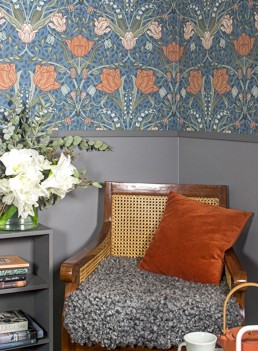 Tapete Anita Taubenblau 5 Tapete Anita Taubenblau - Image 3