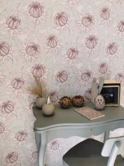 Tapete Ardassa Grauviolett