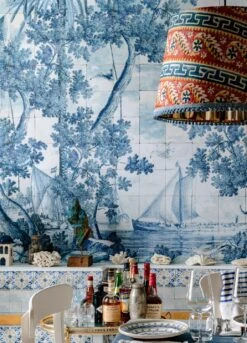 Wandbild Azure Blau -Tapeten Verkäufe Azure A 725001 2880x1440