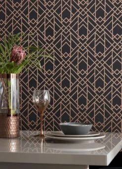 Tapete Baya Anthrazit -Tapeten Verkäufe Baya B 158031 2880x1440