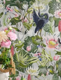 Tapete Bellevue Hellgrau