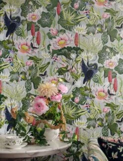 Tapete Bellevue Hellgrau -Tapeten Verkäufe Bellevue B 745211 2880x1440