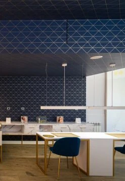 Tapete Biloba Dunkelblau -Tapeten Verkäufe Biloba C 451372 2880x1440