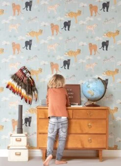 Tapete Black Panther Hellminttürkis -Tapeten Verkäufe Black panther C 389252 2880x1440