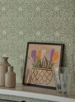 Tapete Borage Hellgrüngrau -Tapeten Verkäufe Borage C 463281 2880x1440