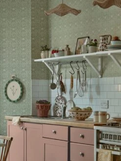 Tapete Borage Hellgrüngrau -Tapeten Verkäufe Borage E 463281 2880x1440