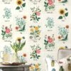 Tapete Botanical Prints Bunt