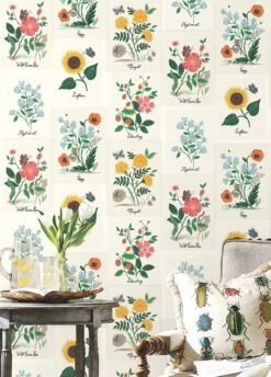 Tapete Botanical Prints Bunt