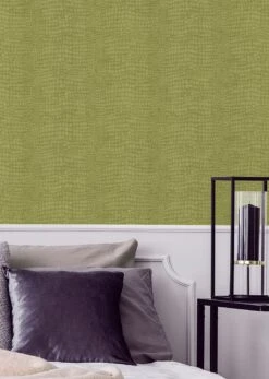 Tapete Caiman Hellgelbgrün -Tapeten Verkäufe Caiman D 430901 2880x1440