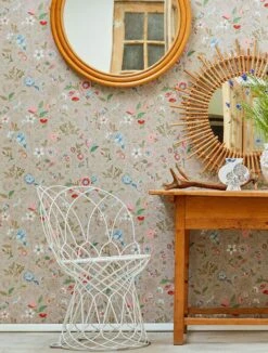 Tapete Carline Hellbeigegrau -Tapeten Verkäufe Carline A 821413 2880x1440