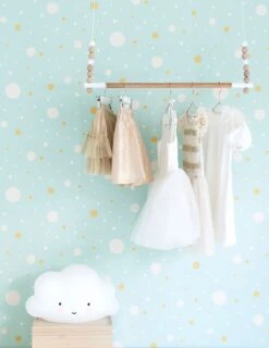 Tapete Confetti Pastelltürkis -Tapeten Verkäufe Confetti C 389192 2880x1440