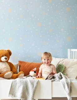 Tapete Confetti Blassblau -Tapeten Verkäufe Confetti C 389194 2880x1440