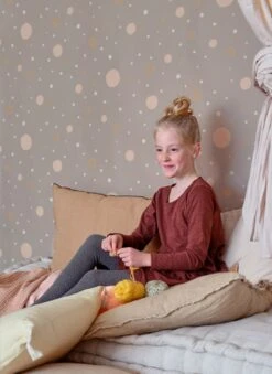 Tapete Confetti Graubeige -Tapeten Verkäufe Confetti C 389196 2880x1440