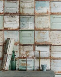 Tapete Container Blassgrün -Tapeten Verkäufe Container B 310162 2880x1440