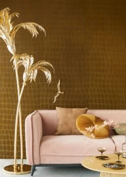 Tapete Croco Velvet Grünbraun -Tapeten Verkäufe Croco Velvet C 821911 2880x1440