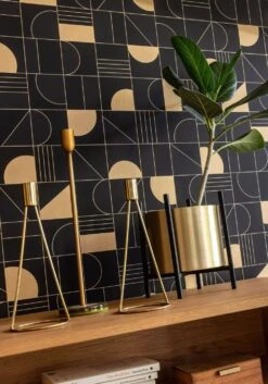 Tapete Cubit Schwarzgrau