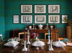 Tapete Darcie Türkisblau -Tapeten Verkäufe Darcie C 462782 2880x1440